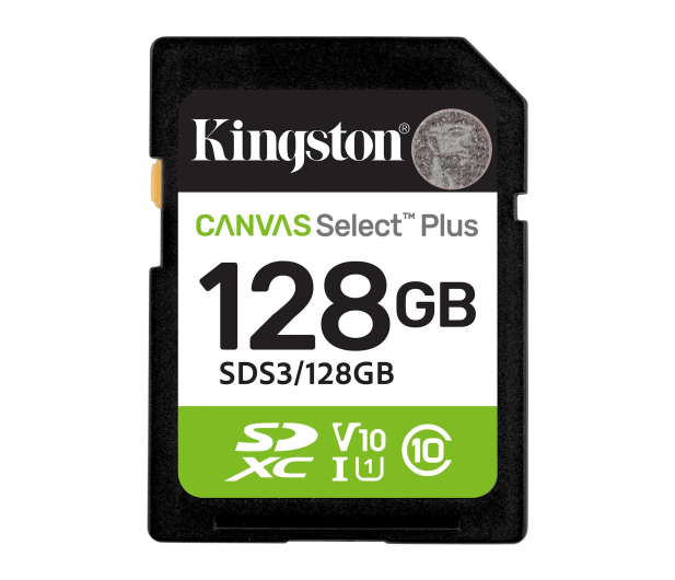 Kingston 128GB SDXC Canvas Select Plus Gen3 - 1347367 - zdjęcie
